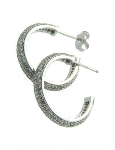 PENDIENTE PLATA 266 CIRCONITAS PV20577W