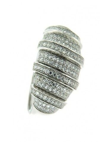ANILLO SORTIJA PLATA 127 CIRCONITAS PV10041W