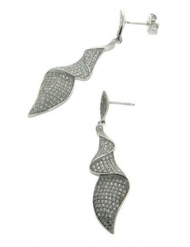 PENDIENTE PLATA 258 CIRCONITAS PV20882W