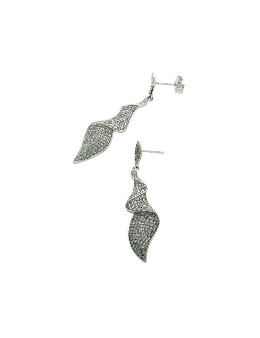 PENDIENTE PLATA 258 CIRCONITAS PV20882W