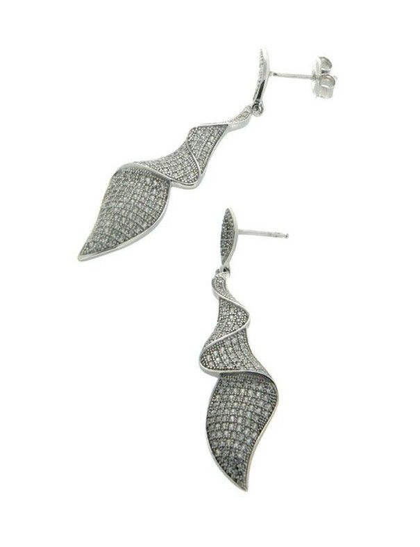 PENDIENTE PLATA 258 CIRCONITAS PV20882W