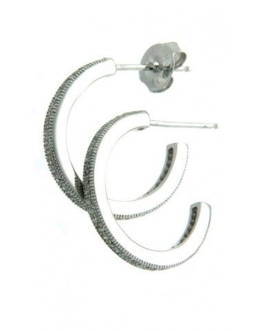 PENDIENTE PLATA 74 CIRCONITAS PV20476W