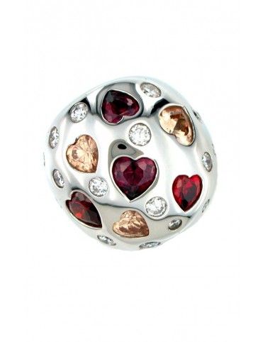 ANILLO SORTIJA PLATA CIRCONITAS COLOR GFA10161