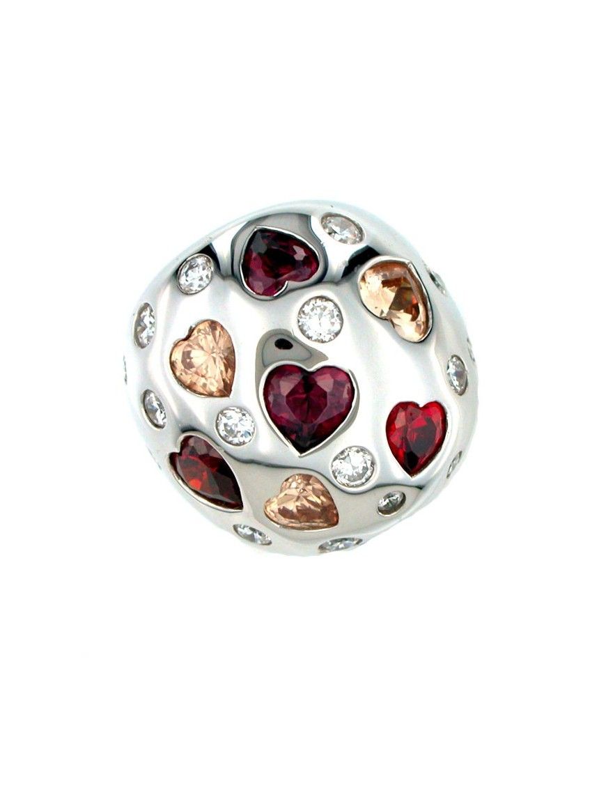 ANILLO SORTIJA PLATA CIRCONITAS COLOR GFA10161
