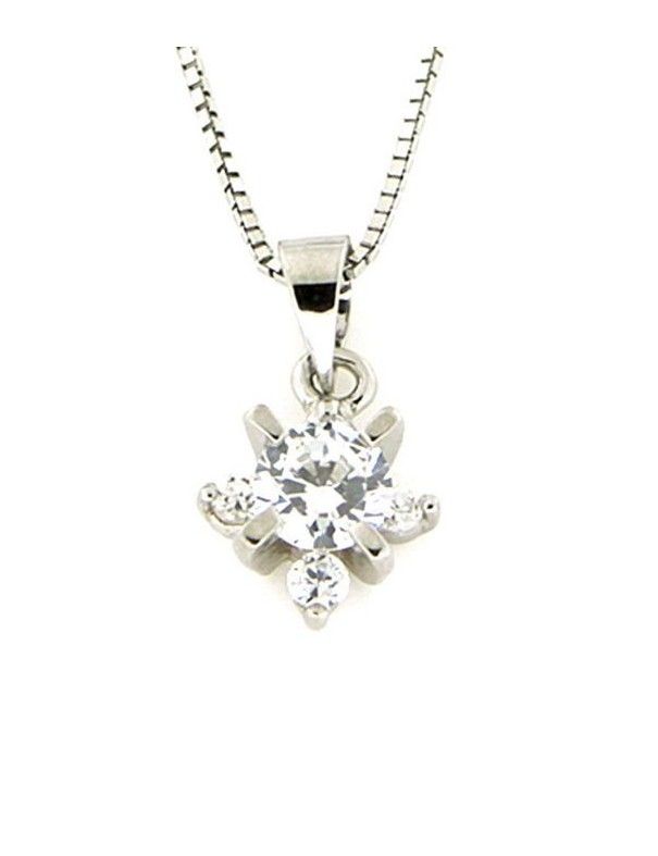 COLLAR PLATA CIRCONITAS MUJER PS3242/CHAIN