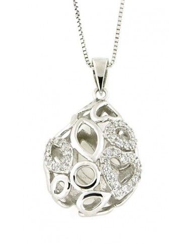 COLLAR PLATA CIRCONITAS MUJER PS4016/CHAIN