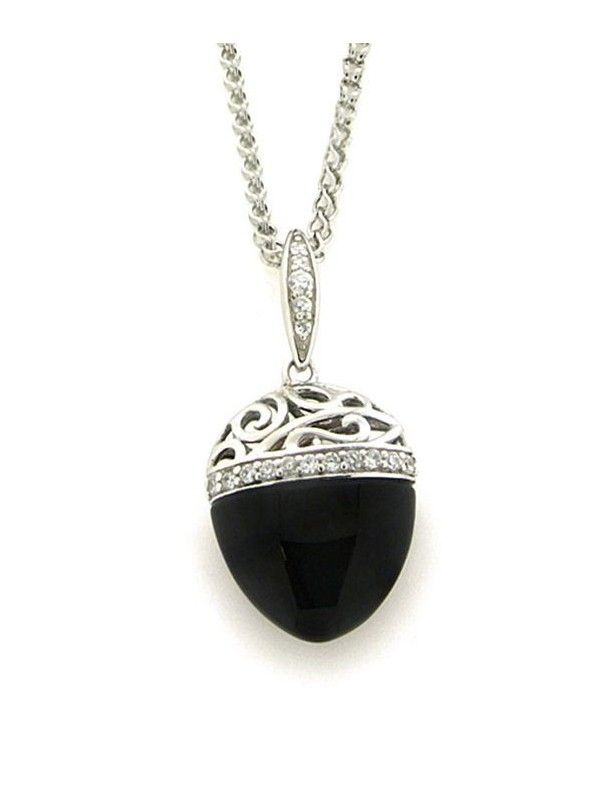 COLLAR PLATA AGATA CIRCONITAS MUJER PS5439AGA