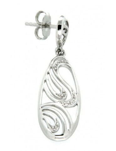 PENDIENTE PLATA CIRCONITAS MUJER KE2244