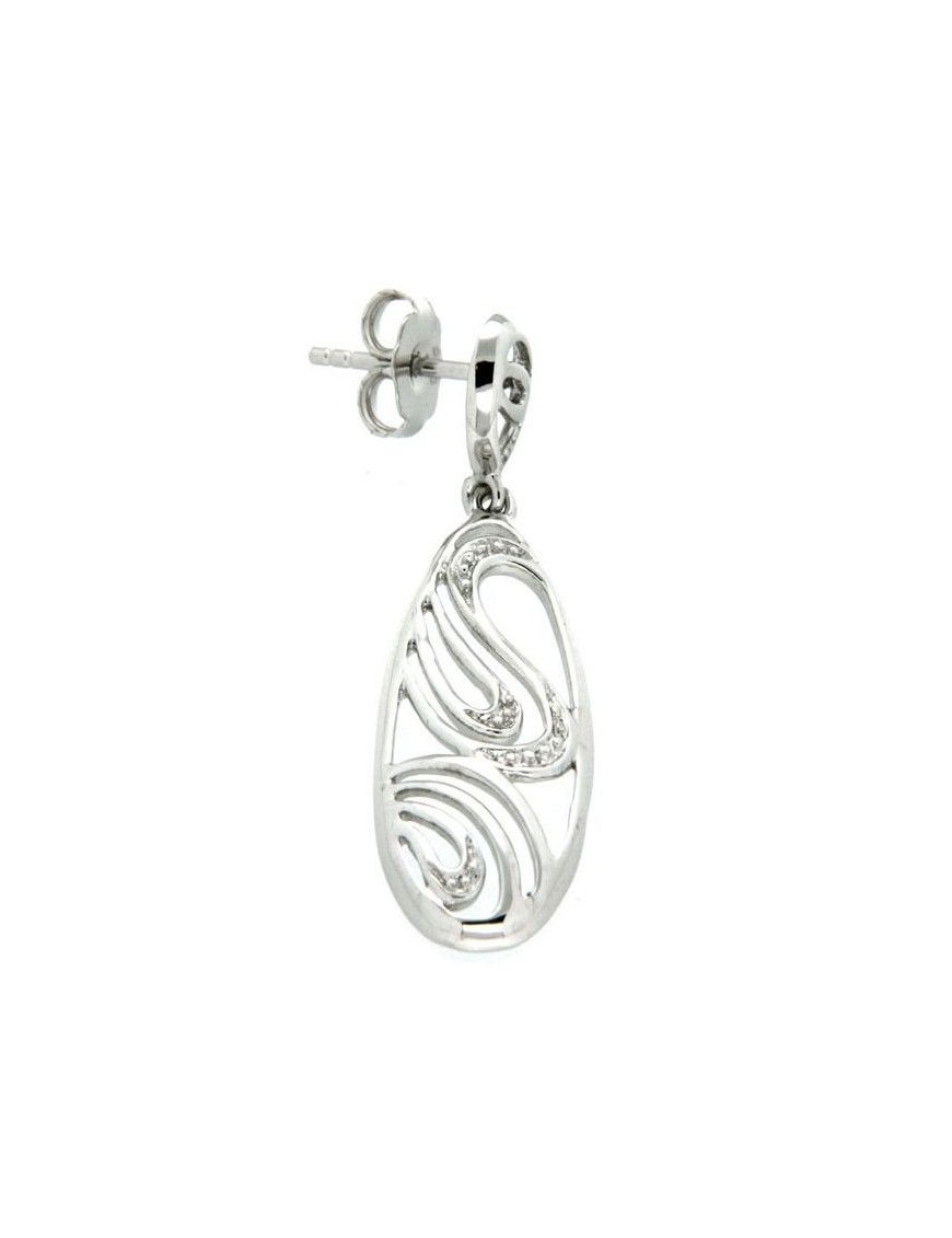 PENDIENTE PLATA CIRCONITAS MUJER KE2244
