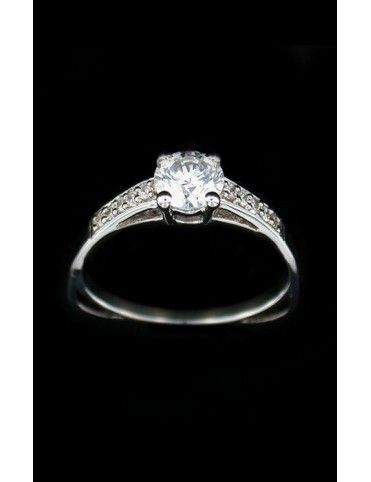 ANILLO SORTIJA PLATA CIRCONITAS R2068