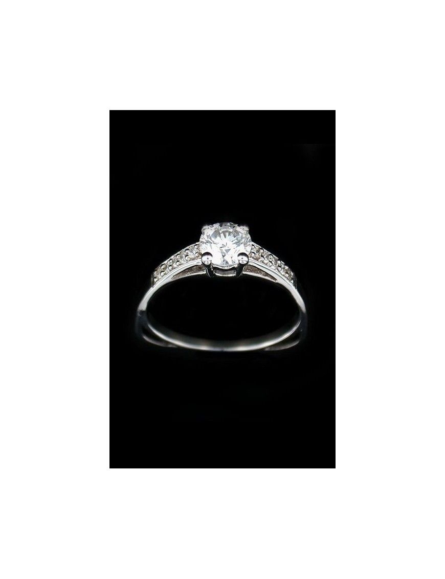 ANILLO SORTIJA PLATA CIRCONITAS R2068