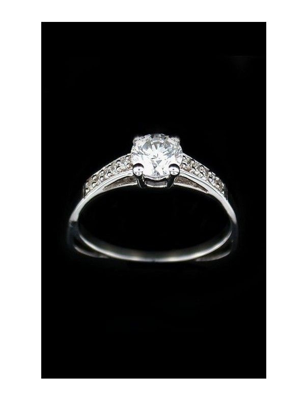 ANILLO SORTIJA PLATA CIRCONITAS R2068