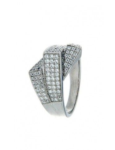 ANILLO SORTIJA PLATA CIRCONITAS TSR0040
