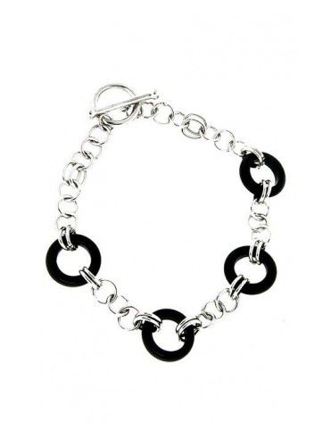 PULSERA PLATA AGATA AS1030