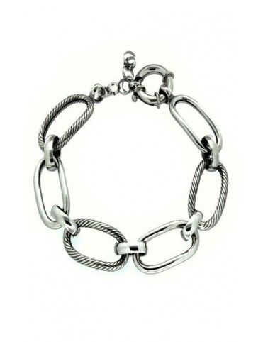 PULSERA PLATA BAÑADA P63-2/B