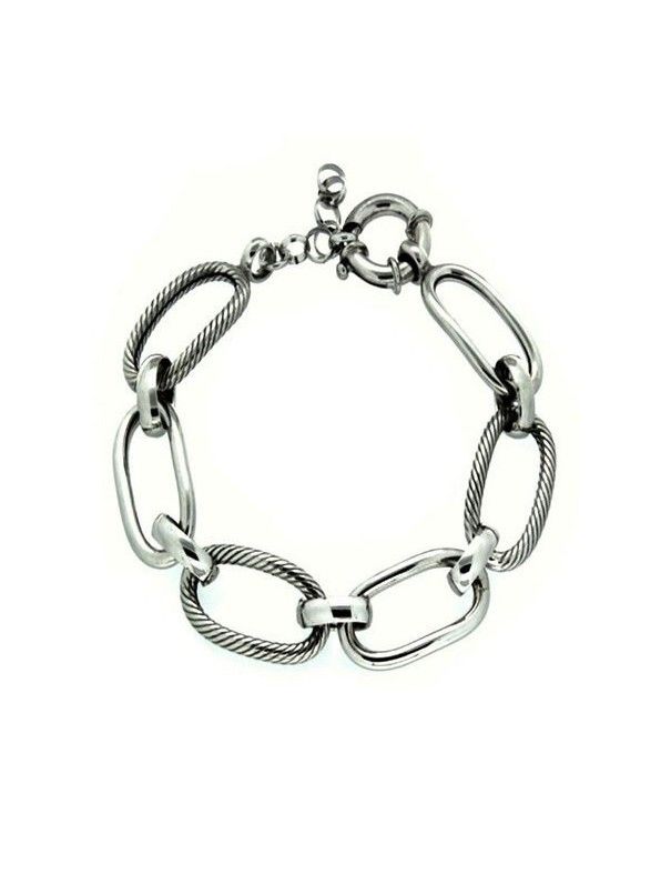 PULSERA PLATA BAÑADA P63-2/B