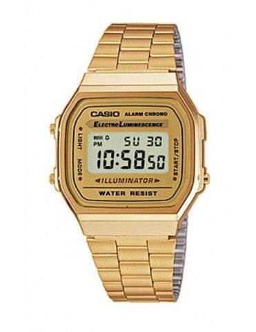 RELOJ CASIO ACERO HOMBRE A168WG-9EF