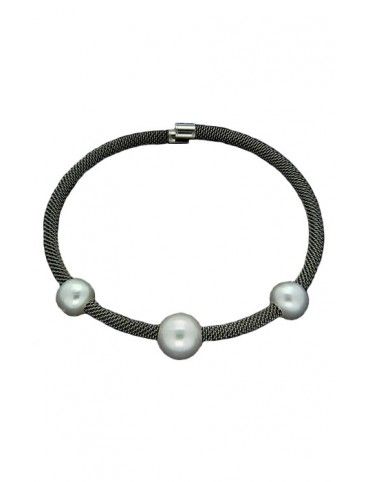 PULSERA ACERO PERLA P94-83/BB