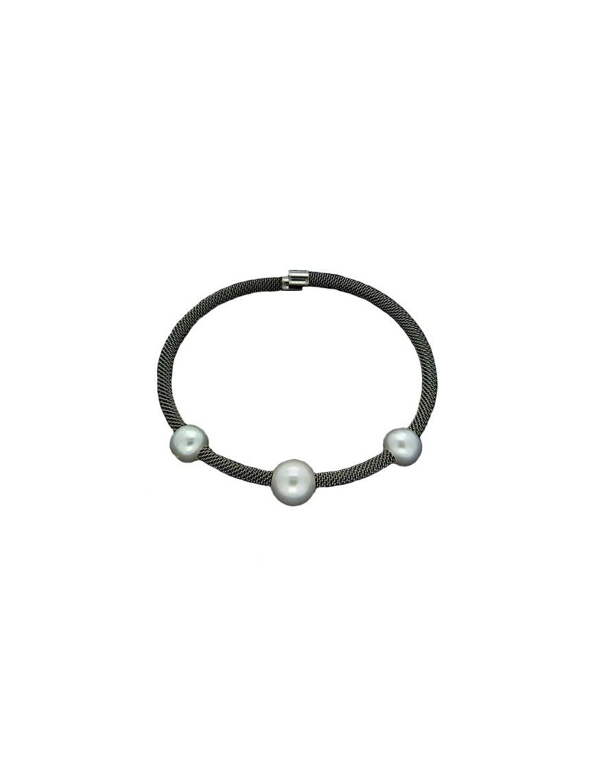 PULSERA ACERO PERLA P94-83/BB