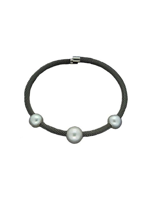 PULSERA ACERO PERLA P94-83/BB