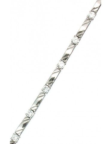 PULSERA PLATA CIRCONITAS BL9098