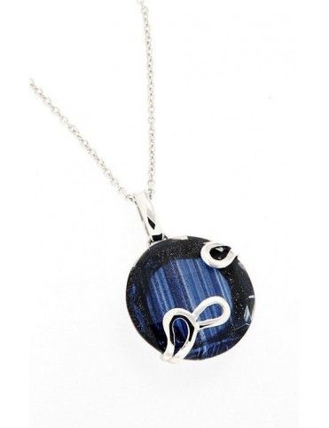 COLLAR PLATA CRISTAL PS3026