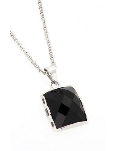 COLLAR PLATA AGATA PS563