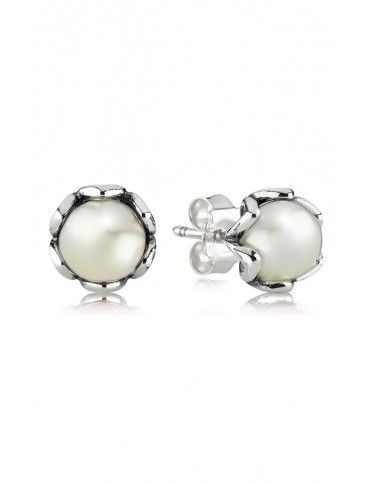 PENDIENTE PANDORA PLATA PERLA 290533P