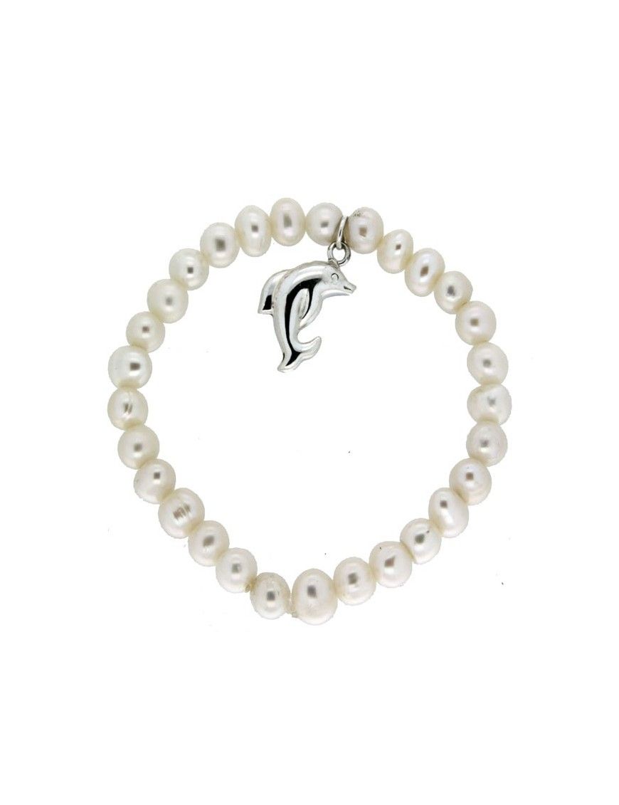 PULSERA PLATA PERLAS NIÑA P003501710