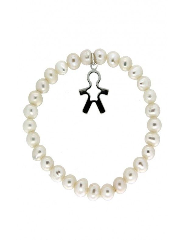 PULSERA PLATA PERLAS NIÑA P003501713