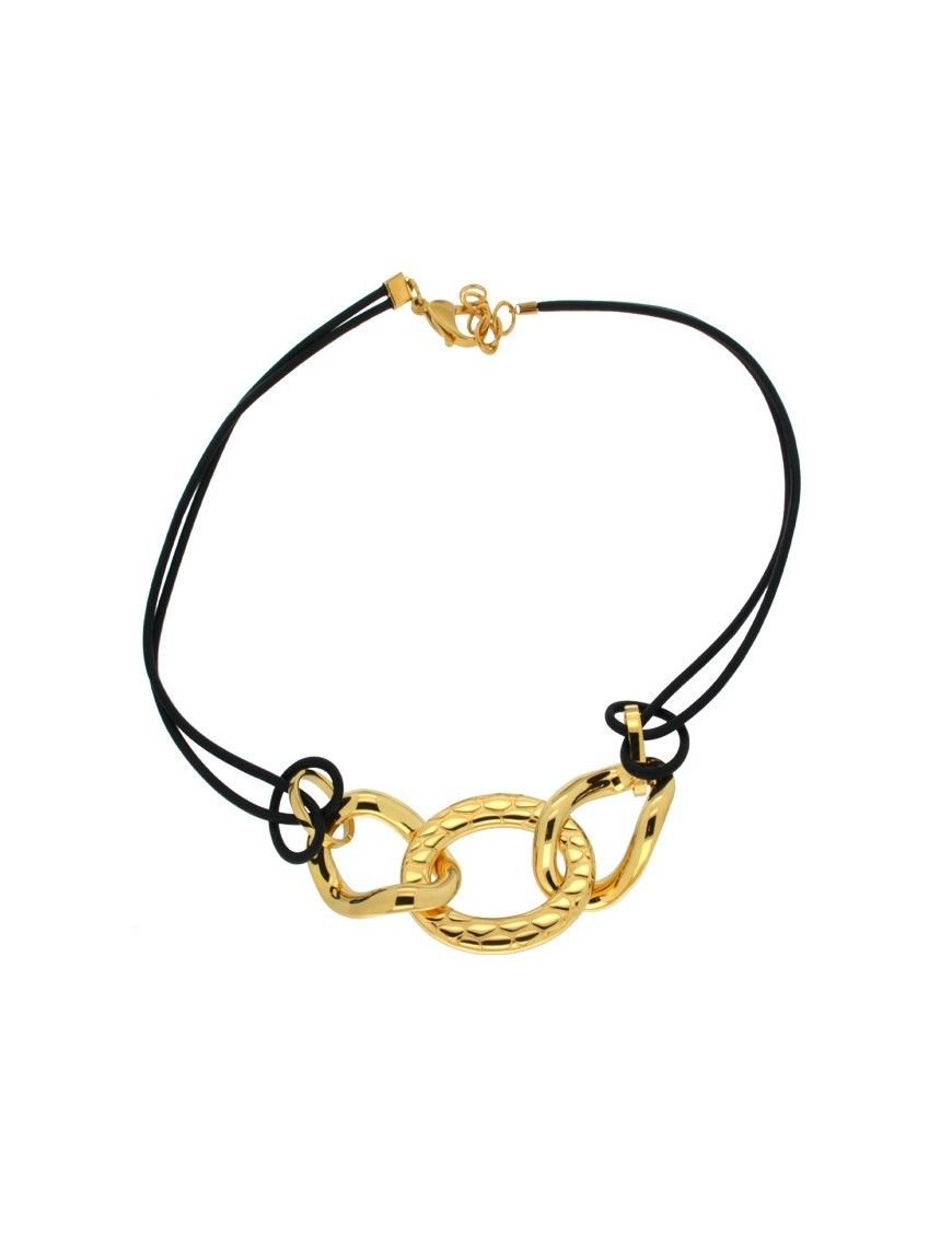 COLLAR LOTUS STYLE ACERO DORADO MUJER LS1445-1/1