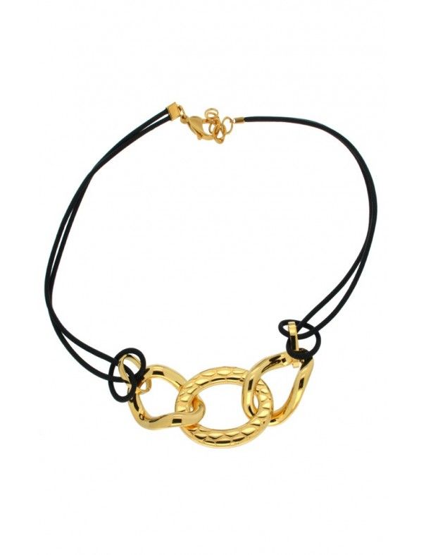 COLLAR LOTUS STYLE ACERO DORADO MUJER LS1445-1/1