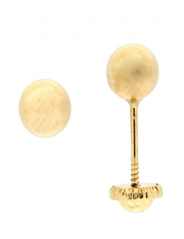 PENDIENTES ORO 18K BOLA MUJER NIÑA 10200/6
