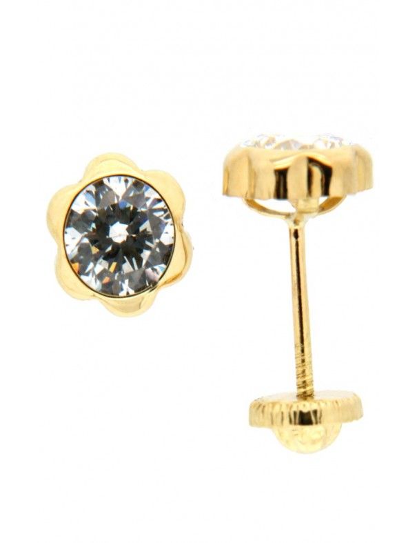 PENDIENTES ORO 18K CIRCONITA NIÑA 10287/5