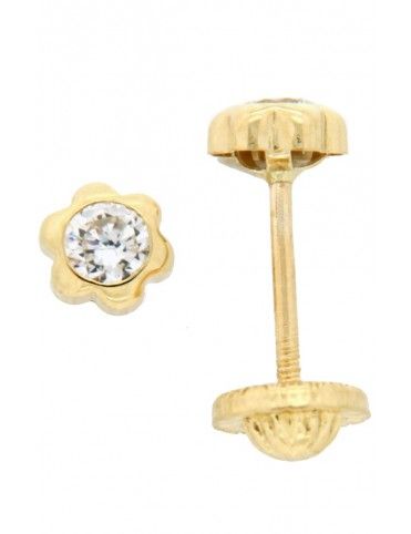 PENDIENTES ORO 18K CIRCONITA NIÑA 102873