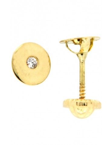 PENDIENTES ORO 18K CIRCONITA NIÑA 54822-P/A/CI