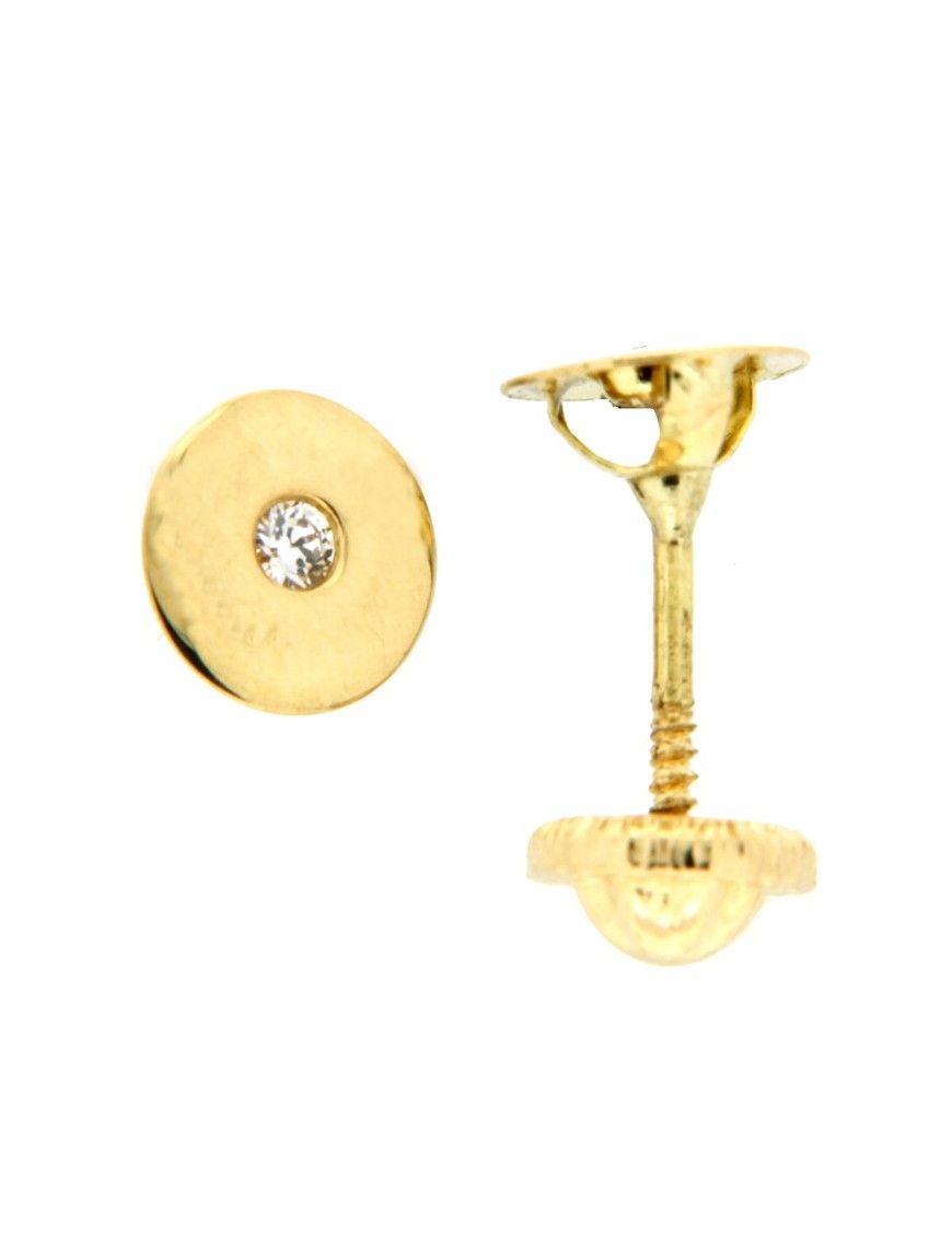 PENDIENTES ORO 18K CIRCONITA NIÑA 54822-P/A/CI