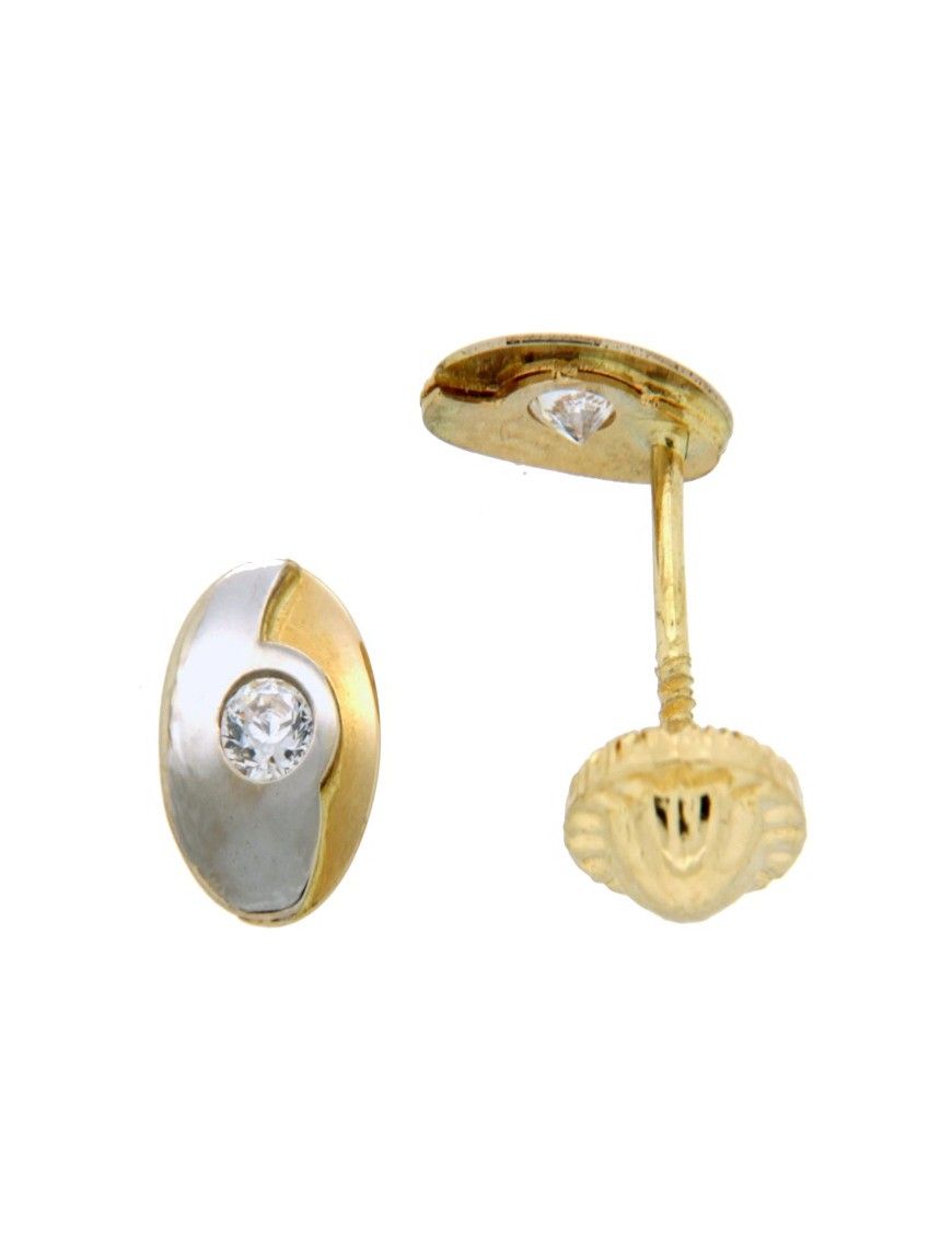PENDIENTES ORO 18K CIRCONITA NIÑA 54764-P/X/CI