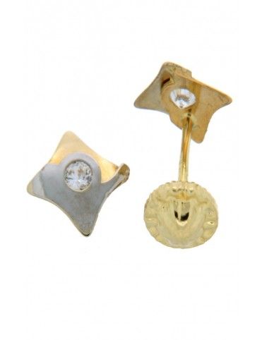 PENDIENTES DE ORO 18K CIRCONITA NIÑA 54765-P/X/CI