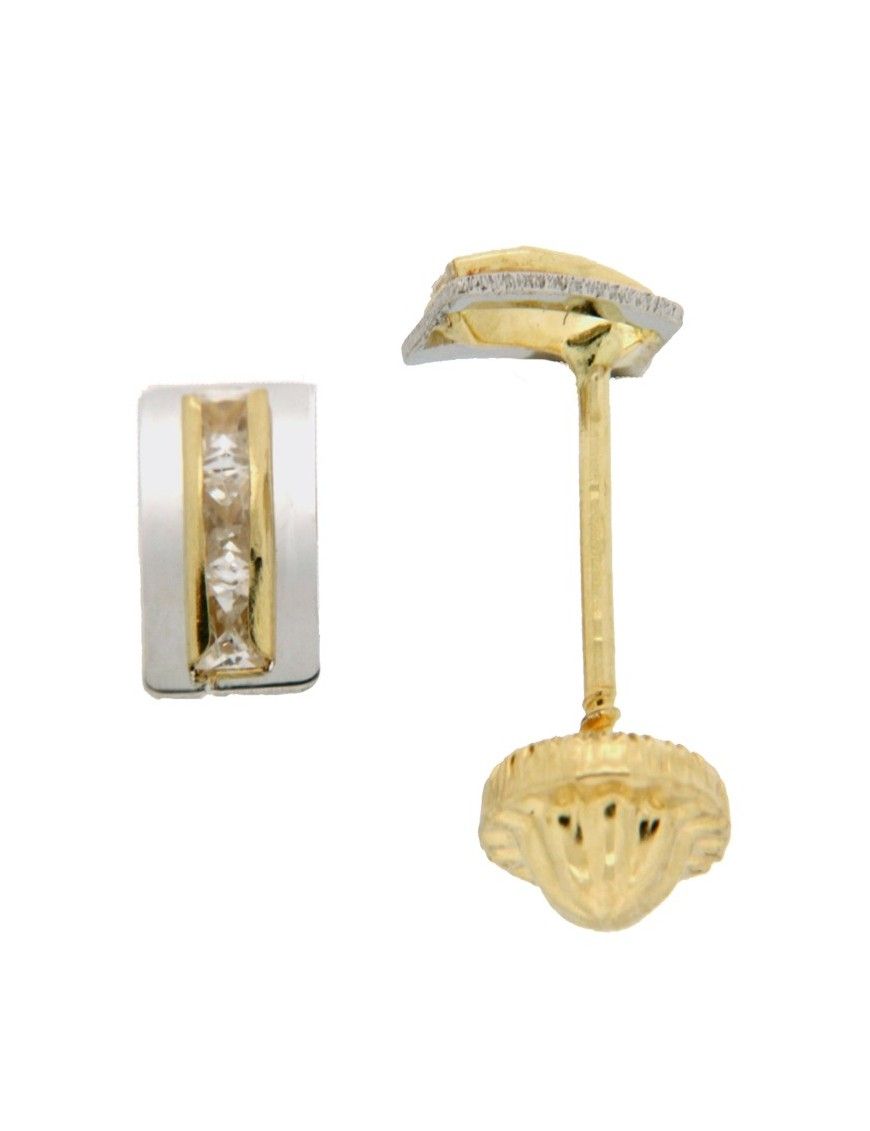 PENDIENTES ORO 18K CIRCONITA NIÑA 54751-P/X/CI