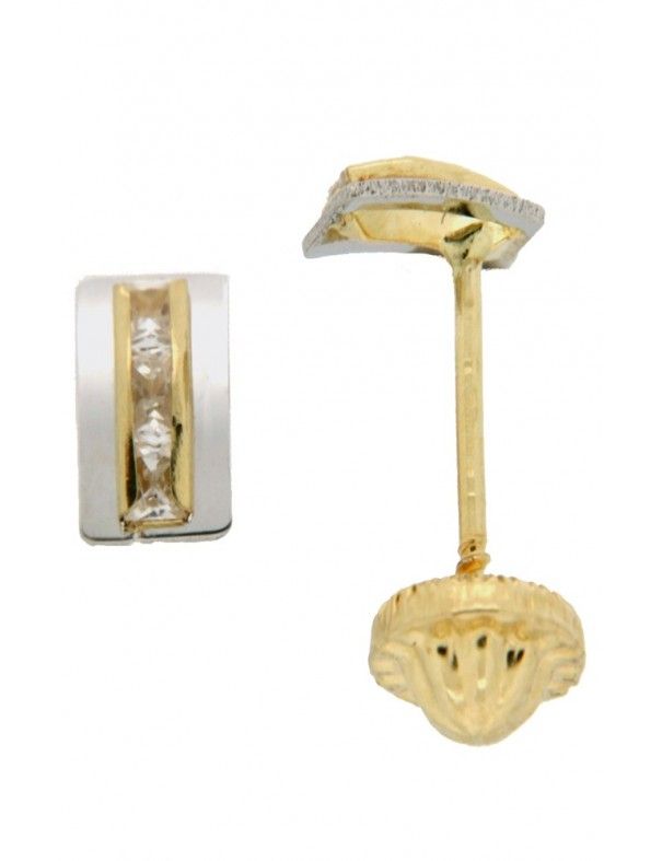 PENDIENTES ORO 18K CIRCONITA NIÑA 54751-P/X/CI