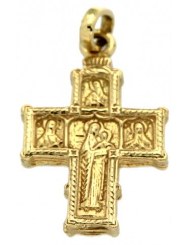 CRUCIFIJO ORO 18K BIZANTINA NIÑO 1354-COA3.7GR