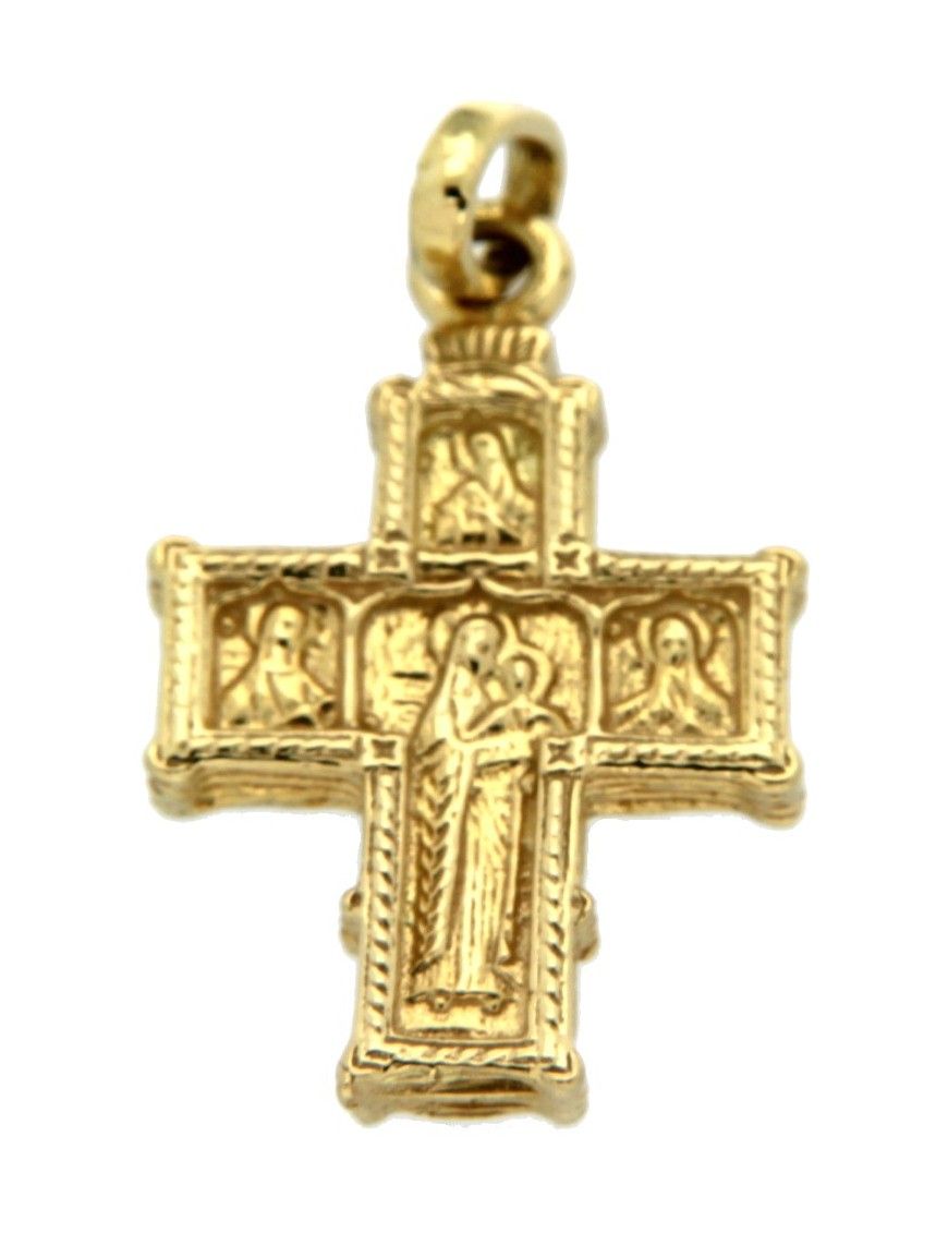 CRUCIFIJO ORO 18K BIZANTINA NIÑO 1354-COA3.7GR