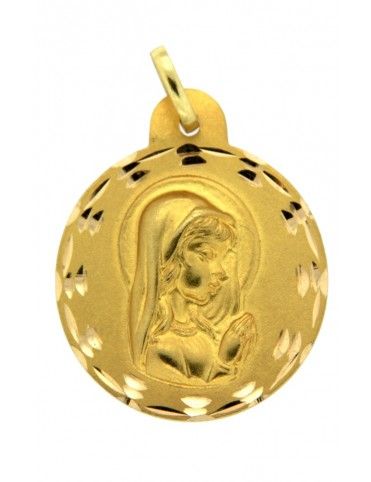 MEDALLA VIRGEN ORO 18K NIÑA 768