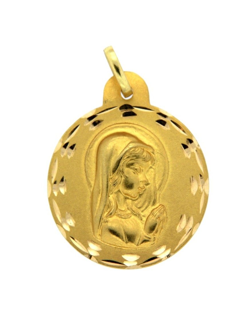 MEDALLA VIRGEN ORO 18K NIÑA 768