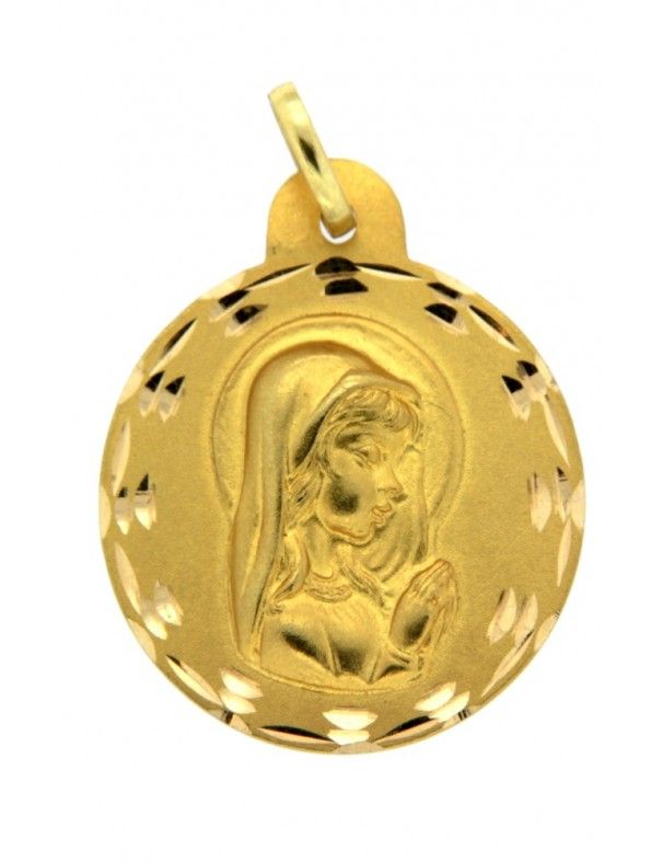 MEDALLA VIRGEN ORO 18K NIÑA 768