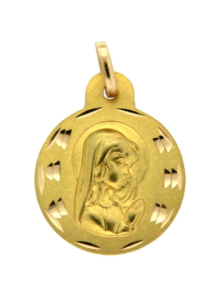 MEDALLA VIRGEN ORO 18K NIÑA 770