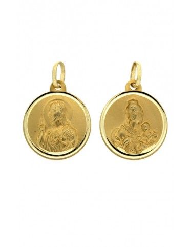 ESCAPULARIO VC+CJ ORO 18K NIÑA 1M115