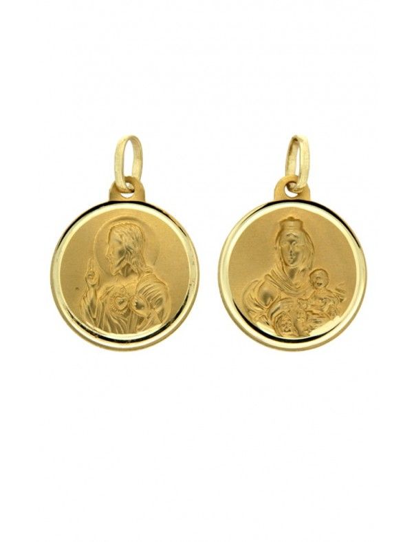 ESCAPULARIO VC+CJ ORO 18K NIÑA 1M115