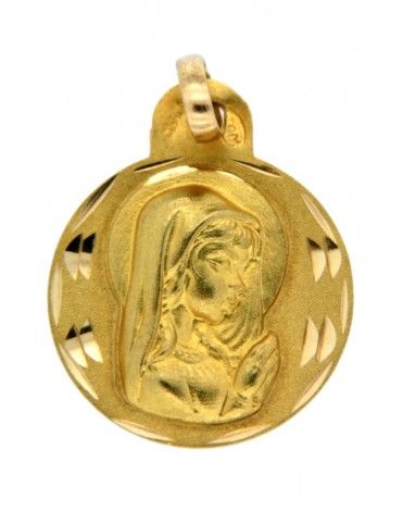 MEDALLA VIRGEN ORO 18K NIÑA 771